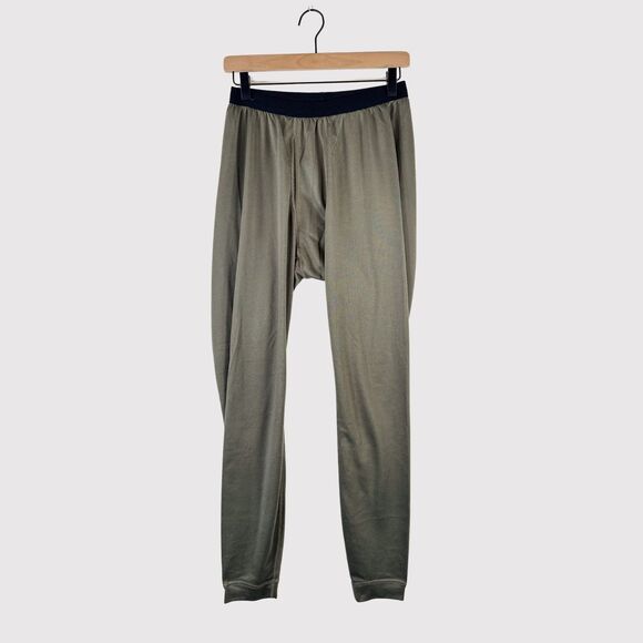 Patagonia Mens Pants Gray Capilene Midweight Baselayer Thermal Bottoms Medium - Picture 1 of 12